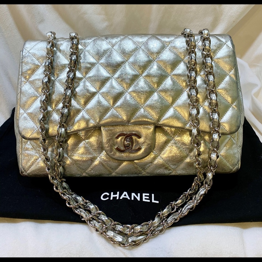 ❌SOLD❌💯Authentic Chanel Single Flap Jumbo